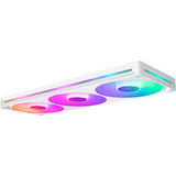 NZXT F420 RGB CORE ventilateurs de boîtier Blanc, 3 pièces, 420 x 140 x 26 mm