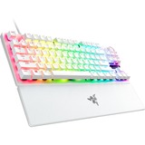Razer Huntsman V3 Pro TKL RGB clavier gaming mécanique Blanc, Layout US (QWERTY), Razer Analog Optical Gen 2, 80% (TKL), Double-shot PBT
