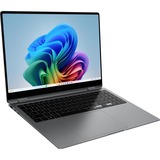 SAMSUNG Galaxy Book5 Pro 360 (NP960QHA-KG3BE) 16" PC portable 2-en-1   Gris | Core Ultra 7 256V | Arc Graphics 140V | 16 Go | SSD 512 Go 