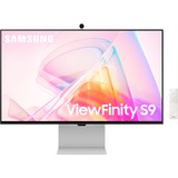 Samsung ViewFinity S9 S90PC 27" 5K UHD Moniteur  Noir/Argent, mini-DisplayPort, 3x USB-C, Thunderbolt, Wi-Fi 5, BT