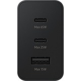 Samsung chargeur Noir, 2x USB-C, 1x USB-A