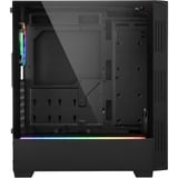 Sharkoon RGB LIT 200 boîtier midi tower Noir | 3x USB-A | RGB | Window