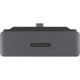 Sitecom 5-en-1 iPad Multiport Hub, Hub USB Gris
