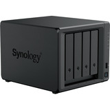 Synology DiskStation DS925+ incl. 4x Synology HAT3300-4T 4 To, NAS Noir, 2x 2.5GbE LAN, 2x USB 3.2 Gen 1