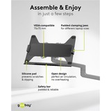 goobay support PC portable pour bras de moniteur, 11,6 à 17,3 pouces Noir