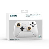 8BitDo 8BitDo Ultimate 2 Wireless BT white, Manette de jeu Blanc