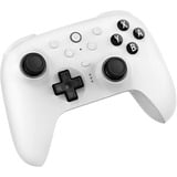 8BitDo Ultimate 2 Wireless BT white, Manette de jeu Blanc, PC, Switch 2, Bluetooth / USB-C / 2,4 GHz