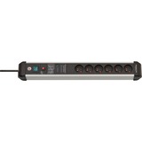 Brennenstuhl Premium-Protect-Line multiprise à 6 prises Noir/argent, 6x prises