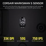 Corsair Scimitar Elite Wireless SE MMO, Souris gaming Gunmetal