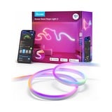 Govee Neon Rope Light 2 (5 mètres), Bande LED Blanc, 2.4GHz Wi-Fi + Bluetooth