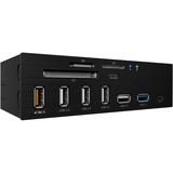 ICY BOX IB-867a, Lecteur de carte Noir