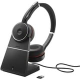 Jabra Evolve 75 UC SE casque on-ear Noir, Stéréo