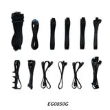 Lian Li EDGE GOLD 850 alimentation  modulaire 850 watt Noir, 1x 12V-2x6, 4x PCIe