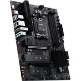 MSI PRO B840-S EVO WIFI6E carte mère socket AM5 Noir/Argent, AMD, Emplacement AM5, AMD Ryzen 7000 Series, AMD Ryzen 8000 Series, AMD Ryzen 9000 Series, Emplacement AM5, DDR5-SDRAM, 256 Go