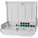 MikroTik netPower Lite 7R, Switch 8x Gigabit, 2x SFP+, PoE inversé, IP54