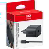 Nintendo Adaptateur secteur Switch 2, Bloc d'alimentation Noir