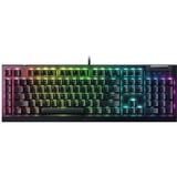 Razer BlackWidow V4 X RGB clavier gaming mécanique Noir, Layout FR (AZERTY), Razer certified Mechanical Green Switches, 100%