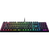 Razer BlackWidow V4 X RGB clavier gaming mécanique Noir, Layout FR (AZERTY), Razer certified Mechanical Green Switches, 100%