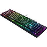 Razer BlackWidow V4 X RGB clavier gaming mécanique Noir, Layout FR (AZERTY), Razer certified Mechanical Green Switches, 100%