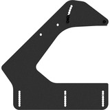 Res-Tech X1 Lateral Mount Universal, Montage Noir, Aluminium 10 mm