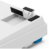 Sharkoon SKILLER SGK50 S4 Gen2 PBT RGB clavier gaming mécanique Blanc, Layout BE (AZERTY), Gateron G Pro 3.0 Yellow, 60%, Hot-swappable