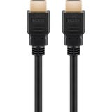 goobay High Speed HDMI 2.0 avec Ethernet, Câble Noir, 15 mètres