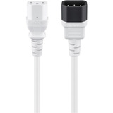 goobay goobay power extension cable white 1m, Câble d'extension Blanc