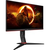 AOC 24G2SU/BK 23.8" Gaming Moniteur Noir/Rouge, 60,5 cm (23.8"), 1920 x 1080 pixels, Full HD, 1 ms, Noir, Rouge