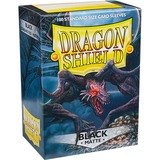 Asmodee Dragon Shield sleeves: Matte black, Étui de protection 100 pièces