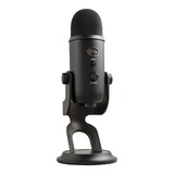 Blue Microphones Microphones Yeti Blackout Noir, USB