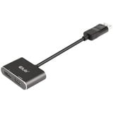Club 3D Concentrateur MST DisplayPort 1.4 vers DisplayPort + HDMI 4K60Hz M/F, Câble 