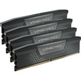 Corsair 128 Go DDR5-5600 Quad-Kit, Mémoire vive Noir, CMK128GX5M4B5600C40, Vengeance, XMP