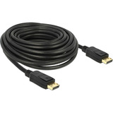 DeLOCK DisplayPort, Câble Noir, 10 mètres, 4K
