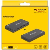 DeLOCK Switch HDMI 3x HDMI en 1x 8k 60 Hz Noir (Mat)
