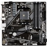 GIGABYTE A520M DS3H V2, Socket AM4 carte mère Noir/gris, RAID, Gb-LAN, Sound, µATX