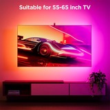 Govee Envisual Smart TV Backlight 3S, Bande LED Wi-Fi 2,4 GHz, Bluetooth, pour les téléviseurs de 55 à 65 pouces
