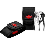 KNIPEX Jeu de pinces XS 2 pièces avec sac de ceinture, Set de pinces Noir