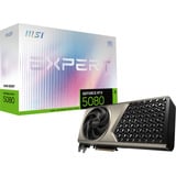 MSI GeForce RTX 5080 16GB EXPERT OC NVIDIA 16 Go GDDR7, Carte graphique GeForce RTX 5080, 16 Go, GDDR7, 256 bit, 7680 x 4320 pixels, PCI Express x16 5.0