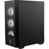 MSI MAG FORGE 112R boîtier midi tower Noir | 2x USB-A | RGB | Window