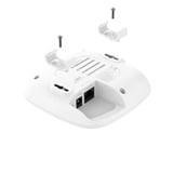 Netgear WAX210 WiFi 6 AX1800 Point d'accès bi-bande avec PoE+ Multi-Gig Blanc, PoE