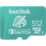 SanDisk Nintendo Switch 512 Go microSDXC, Carte mémoire Menthe, UHS-I U3, V30