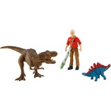 Schleich Attaque Tyrannosaure Rex, Figurine 4 an(s), Garçon, Multicolore, Plastique