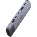 Sitecom Hub multiport MacBook Air 6-en-2, Station d'accueil Gris