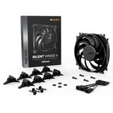 be quiet! Silent Wings 4 ventilateur de boîtier Noir, 120 x 120 x 25 mm