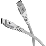 goobay Supersoft USB-C > USB-C 2.0, Câble Blanc, 0,5 mètre