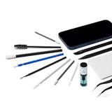 iFixit Kit de nettoyage de précision, Set d'outils Noir/Bleu