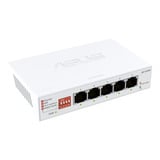 ASUS Switch non géré 5 ports 2,5 G Blanc, Hub réseau domestique, Répartiteur Ethernet pour bureau, Plug and Play, Fonctionnement silencieux