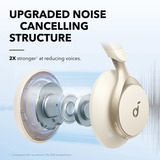 Anker  casque on-ear Crème