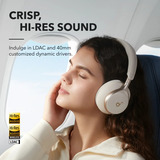 Anker  casque on-ear Crème