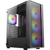 Antec  boîtier midi tower Noir | 3x USB-A | Window